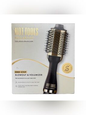 Hot Tools 24K Gold One-Step Blowout & Volumizer - EUC (Like New!)